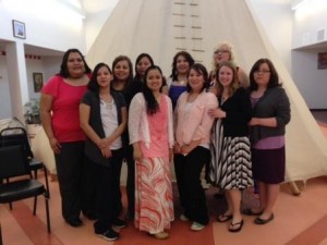 Native Americans in Nursing; 2014 graduates of the LPN program at Blackfeet Community College