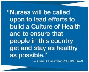Culture of Health Quote from Sue Hassmiller