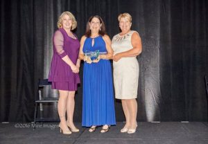 Legend in Nursing Award; Photo: Meredith Hestand Robin Schaeffer, and Vicki Huber. Photo credit:Glen Mire, Mire Images