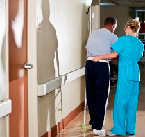 Nurses Get Hospitalized Patients Walking