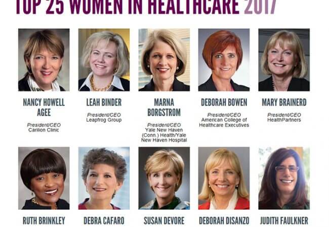 Campaign Friends and Allies Abound in List of Top Women in Health Care