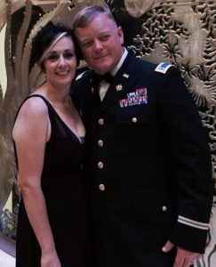 Jennifer Thompson, RN, and her husband Jason Thompson, Chief Warrant Officer 3, U.S. Army