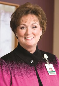 Headshot of Judy Boerger, MSN, MBA, who throught of the emeritus nurse.