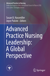 book cover of Advanced Practice Nursing Leadership: A Global Perspective. 